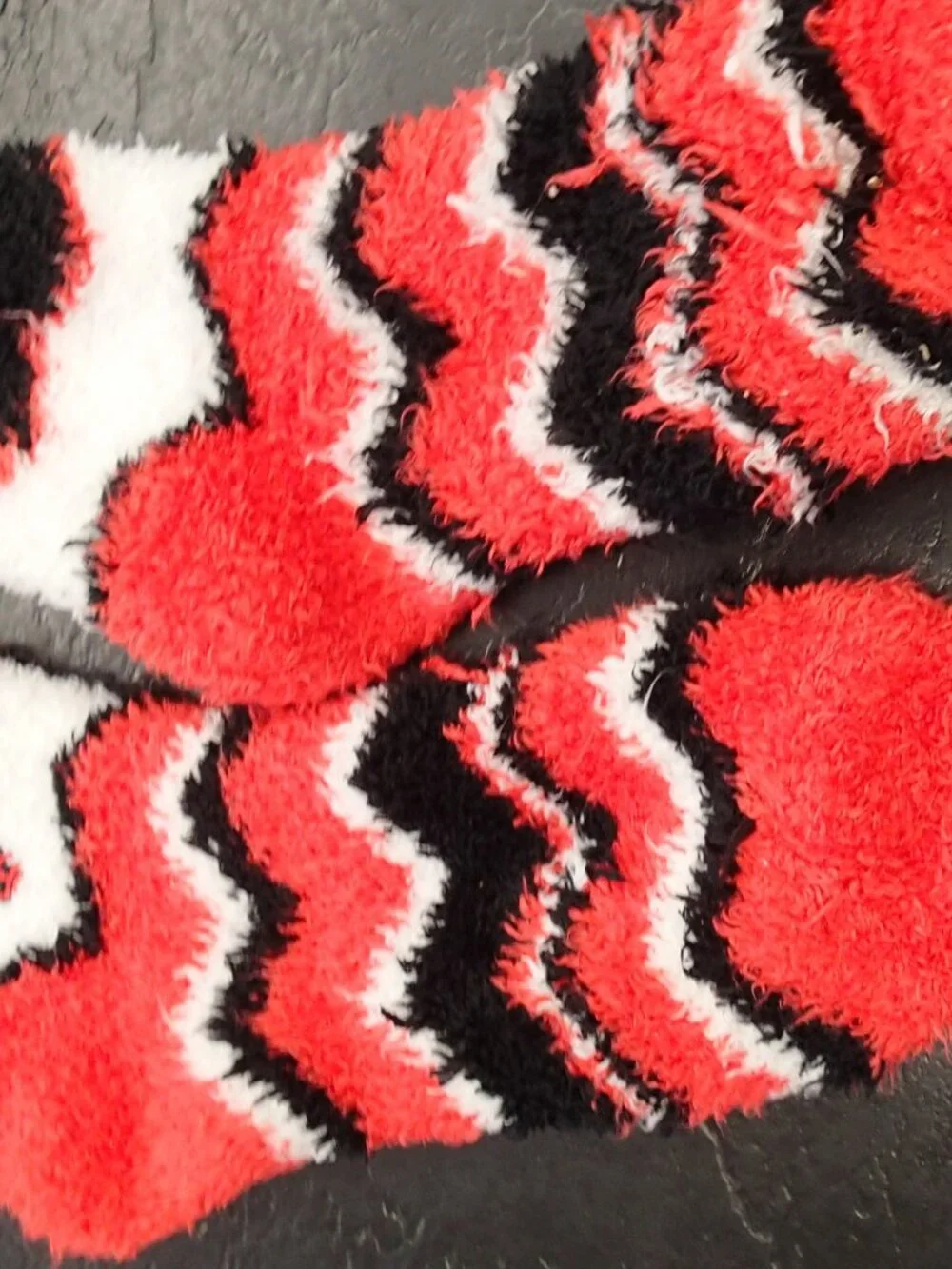 Bulls Fuzzy Socks